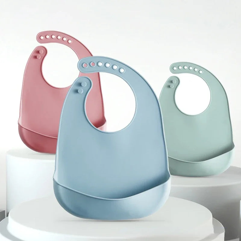 Maxilo Siliconen Verstelbare Waterdichte Slabbetje