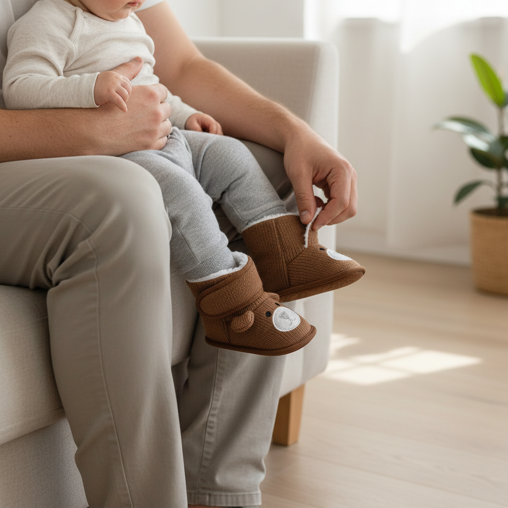Lifestyle foto Maxilo Slofjes met juiste verhoudingen